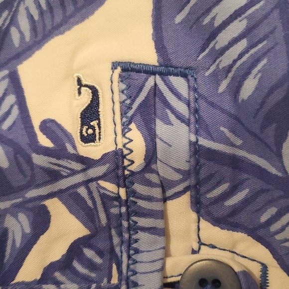 Vineyard Vines Banana Leaf 5” Every Day short size 10 color Marlin (#11) - Picture 4 of 4